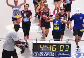 The fastest marathon in olympic history was run by samuel wanjiru of kenya in a time of 2 hours, 6 minutes, 32 seconds by at the 2008 games in beijing. Accomplishments Kathrine Switzer Marathon Woman