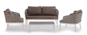 Textilene garden furniture from alibaba.com will enable you to eat outdoors with family and friends. Garden Set In Aluminum And Textilene Rope Idfdesign
