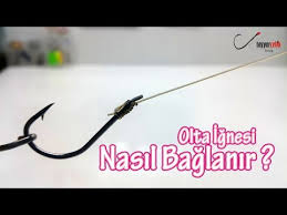 Olta Ignesi Nasil Baglanir How To Tie Fish Hooks Easy Hook Knot Balikci Dugumleri Balikcilik Dugumler