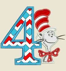 Cat In The Hat Th Birthday Applique Design Applique Designs Cat Embroidery Design Cat Applique Designs