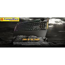 In the case that the spacebar on your keyboard has a keyboard icon on its left side, hold the function (fn) key and hit the spacebar once. Asus Tuf Gaming K1 Rgb Gaming Keyboard Shopee Philippines