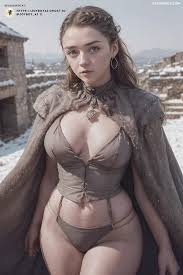 Arya Stark - Maisie Williams - Game of Thrones - JoyboyAI - FSIComics