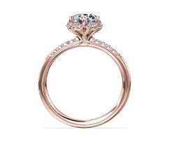 Check spelling or type a new query. Petite Micropave And Hidden Diamond Halo Engagement Ring In 14k Rose Gold 1 8 Ct Tw Blue Nile Ca