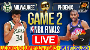 He knows that he must step up in order for the suns to defeat the bucks and capture the 2021 nba championship. Nba Finals Game 2 Live Milwaukee Bucks Vs Phoenix Suns Finals Scores And Updates Live General News