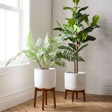 Rehome your indoor and outdoor plants with a plant pot or planter. Plant Pots Artificial Plants West Elm United Kingdom
