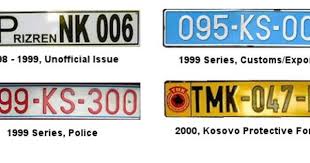License Plates Of Kosovo Registration Plates License Plate Plates