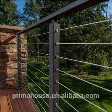 All accessories are made of stainless steel. China Aluminum Cable Railing Systems For Deck China Stainless Steel Cable Wire Railing