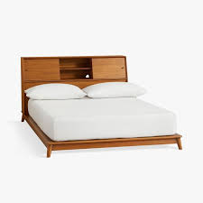 Sha cerlin full size bed frame, upholstered platform bed frame with headboard, strong wood slats support, mattress foundation, no box spring needed, dark grey 4.6 out of 5 stars 340 $139.99 $ 139. West Elm X Pbt Mid Century Headboard Storage Bed With Mattress Set Teen Storage Beds Pottery Barn Teen