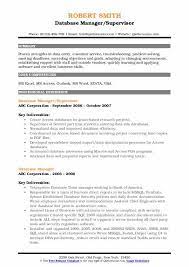 The ability to effectively use emails, data analysis software and database systems is also part of the account manager job description. Database Manager Resume Samples Qwikresume