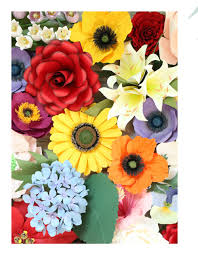 Paper Flower Recipe Book Korean Paper Craft Book Etsy Paper Flowers Book Crafts Giant Paper Flowers