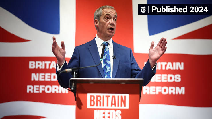 Brexit Champion Nigel Farage Will Run in U.K. Election - The New York Times