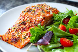 Season salmon with salt and pepper. Mediterranean Baked Salmon Fillets In 30 Minutes