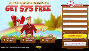 Bingo Canada 75 Free Sign Up Bonus Code Bingocanada Com Bingo Canada Bingo Money Bingo