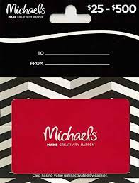 Amazon Com Michaels Gift Card 25 To 500 Gift Cards