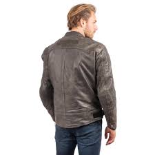 Vous pouvez tout aussi bien adopter un look rock avec un perfecto en cuir, un jean brut et des bottines à lacets qu'un look professionnel avec un blazer, une chemise et une cravate. Loisiro Blouson De Moto Homme Retro Cuir Gris Blanc Taille L Rider Tec