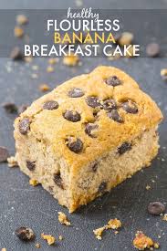 Healthy Flourless Banana Bread Paleo Vegan Gluten Free Recipe Chocolate Chip Pancakes Low Carb Chocolate Breakfast Cake
