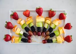 With just a little creativity and delicious recipes, these fun food recipe ideas will be sure to entertain this season! Easy Rainbow Fruit Kabobs I Heart Naptime