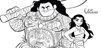 Vaiana 3 Ausmalbilder