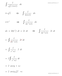 In questo caso le radici x1 e x2 del trinomio al denominatore della funzione integranda sono coincidenti. Esercizi Ed Esempi Di Integrali Risolti Per Sostituzione Okpedia