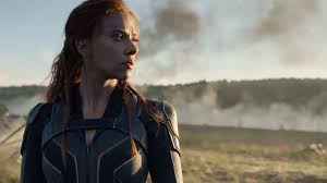 The marvel logo turns red and black and takes on an hourglass marking, the. Scarlett Johansson In Marvel S Black Widow Film Review The Hollywood Reporter