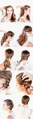 Braided Hair Styles Long Hair Styles Hair Bun Tutorial