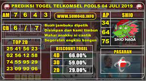 Prediksi Jitu Telkomsel Pools 04 Juli 2019 24 Juli Sydney 30 Juni
