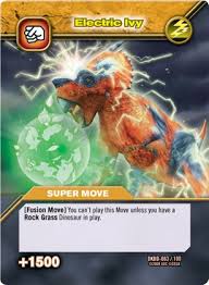First you have to swipe a certain normal attack card then it will become a super move for your dinosaur. Move Cards Fusion Dinosaur King Fandom