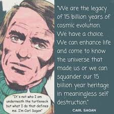 The Legacy of 15 Billion Years of Cosmic Evolution" ❤☮🌎🔭 #carlsagan  #Science #evolution #cosmos