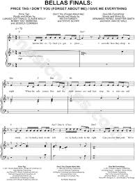 There is no comments for the price tag ukulele chords sheet music yet. Bellas Finals Price Tag Don T You Forget About Me Give Me Everything From Pitch Perfect Sheet Music In F Major Transposable Download Print Sku Mn0116263