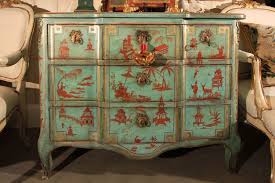 Hand Painted Chest Beautiful Colors Chinoiserie Furniture Painted Furniture Chinoiserie