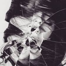 Artistic Black And White Mirror Photography Broken Mirror Work In Progress Visit Andreaslie Broken Mirror Mirror Photography Distortion Photography