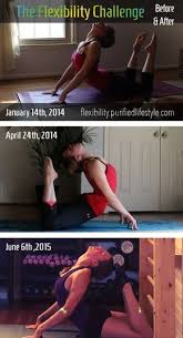 The Flexibility Challenge Feet To Head Before And After Flexibility Challenge Advanced Yoga Yoga Poses Advanced