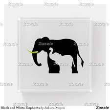 Black And White Elephant Pictures Black And White Elephants Paperweight Zazzle Com Black And White White Elephant Elephant