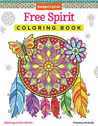 The book features thick, quality paper, which means you can use it to test drive your markers and pens. Free Spirit Coloring Book Coloring Is Fun Design Originals 32 Whimsical Quirky Art Activities From Thaneeya Mcardle On High Quality Extra Thick Perforated Pages That Resist Bleed Through Buy Online In Botswana At Botswana Desertcart Com
