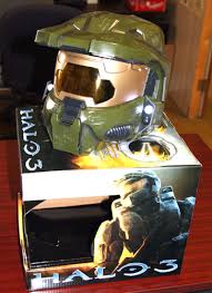 Armor includes gauntlets, chest and shin guards, and codpiece. Halo 3 Master Chief Dlx Helmet