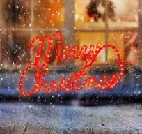 Amazon.com: LAMPHOME Neon Rope Light Motif,24" Merry ...