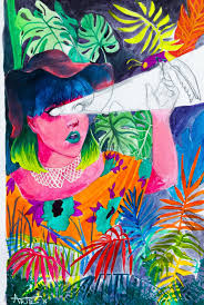 Colorblind Acrylic 5 5 8 5in Art Art Lovers Art Canvas Painting