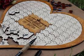 Etsy wedding puzzle guest book. Guest Books Wedding Guestbook Puzzle Guestbook Jigsaw Etsy In 2021 Puzzle Guest Book Rustic Wedding Guest Book Alternative Puzzle Guest Book Wedding