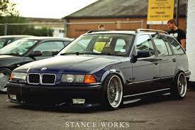 Dark Blue E36 Touring On Allways Good Oem Bmw Bbs Rc Bmw Esportiva Bmw Carros