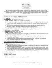 How is a nursing student resume different? Sample Nursing Student Resume Pdf Nursing Student Resume 3700 Worth Street Dallas Tx 75246 Nursing Student Baylor Edu Phone 214 820 3361 Objective Course Hero