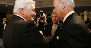 German president steinmeier receives astrazeneca jab. Munich Security Conference 2009 Frank Walter Steinmeier And Joseph R Biden Munich Security Conference