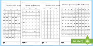 52 best cifre romane images cifre romane romani matematică. CompleteazÄƒ Cu Cifrele Romane FiÈ™Äƒ De Lucru