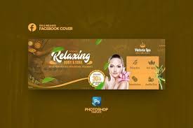 Victoria Spa Wellness Fb Cover Facebook Cover Template Skin Care Clinic Facebook Cover