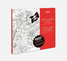 Shop affordable wall art to hang in dorms, bedrooms, offices, or anywhere blank walls aren't welcome. Omy Giant Coloring Poster Piraten Konfettiwolke