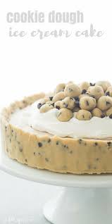 No Bake Cookie Dough Ice Cream Cake Desserts No Bake Cookie Dough Ice Cream Cake Recipe