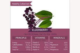 Check spelling or type a new query. Elderberry Nutritional Facts Nutrition Facts Nutrition Motivation Elderberry Health Benefits
