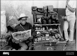 Vintage photo of shoemaker Black and White Stock Photos & Images