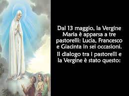 Un 13 maggio, nel 1917, il giorno della prima delle apparizioni della madonna a fatima, e un 13 maggio il giorno in cui avevano tentato di ucciderlo», scrive nelle sue memorie. Madonna Di Fatima 13 Maggio