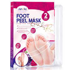 Amazon Com Janolia Foot Peel Mask 2 Pairs Of Foot Exfoliating Mask Lavender Rose Remove Calluses Dead Skin For Women And Men Beauty Personal Care