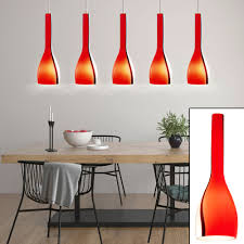 Commandez dès aujourd'hui notre vaste gamme de luminaires et éclairage. Suspension Lustre Luminaire Plafond Nickel Mat Verre Rouge Blanc Cuisine Lampe Etc Shop